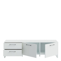 Thumbnail for Sali 2 Door 2 Drawer TV Unit in Light Grey