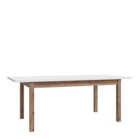 Thumbnail for Wensley Dining Table in Light Grey and Oak