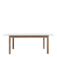 Thumbnail for Wensley Dining Table in Light Grey and Oak