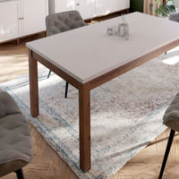 Thumbnail for Wensley Dining Table in Light Grey and Oak