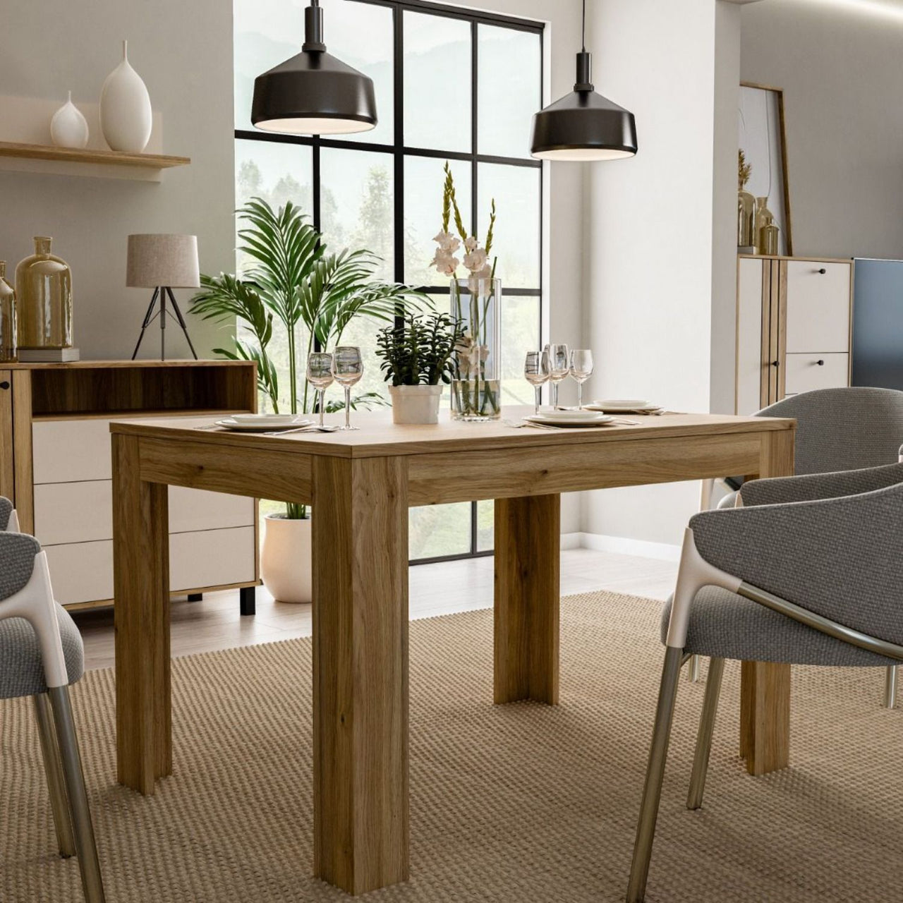 Grafton Extending Dining Table in Oak