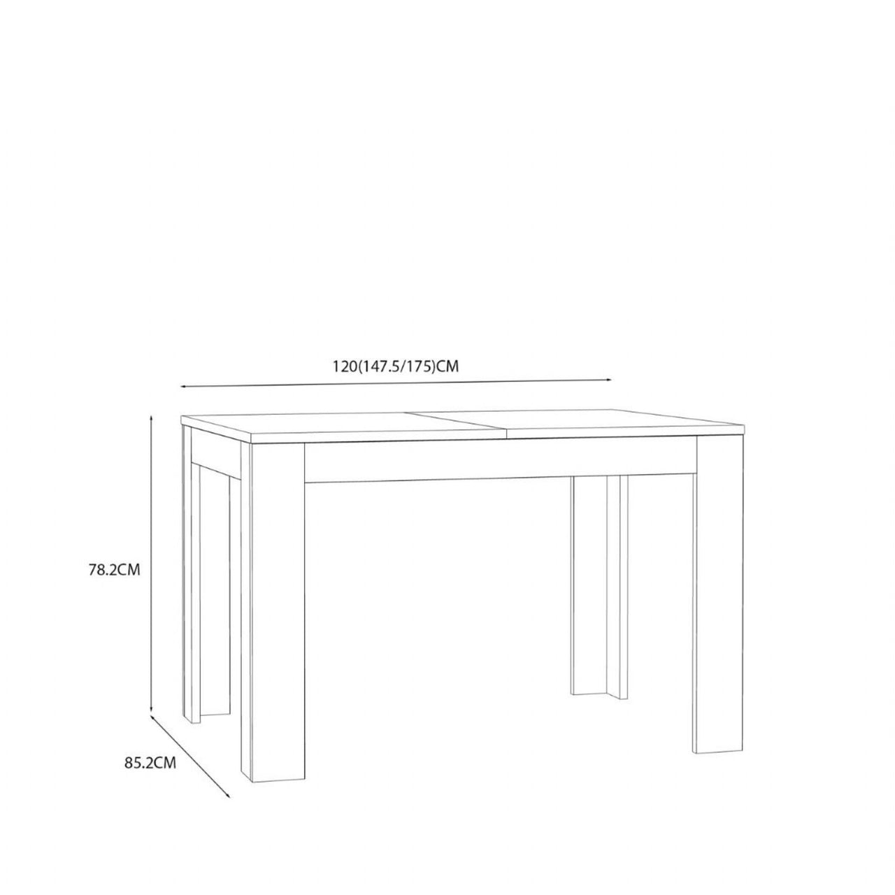 Grafton Extending Dining Table in Oak