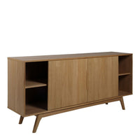 Thumbnail for Marte 2 Door 4 Drawers Sideboard in Oak