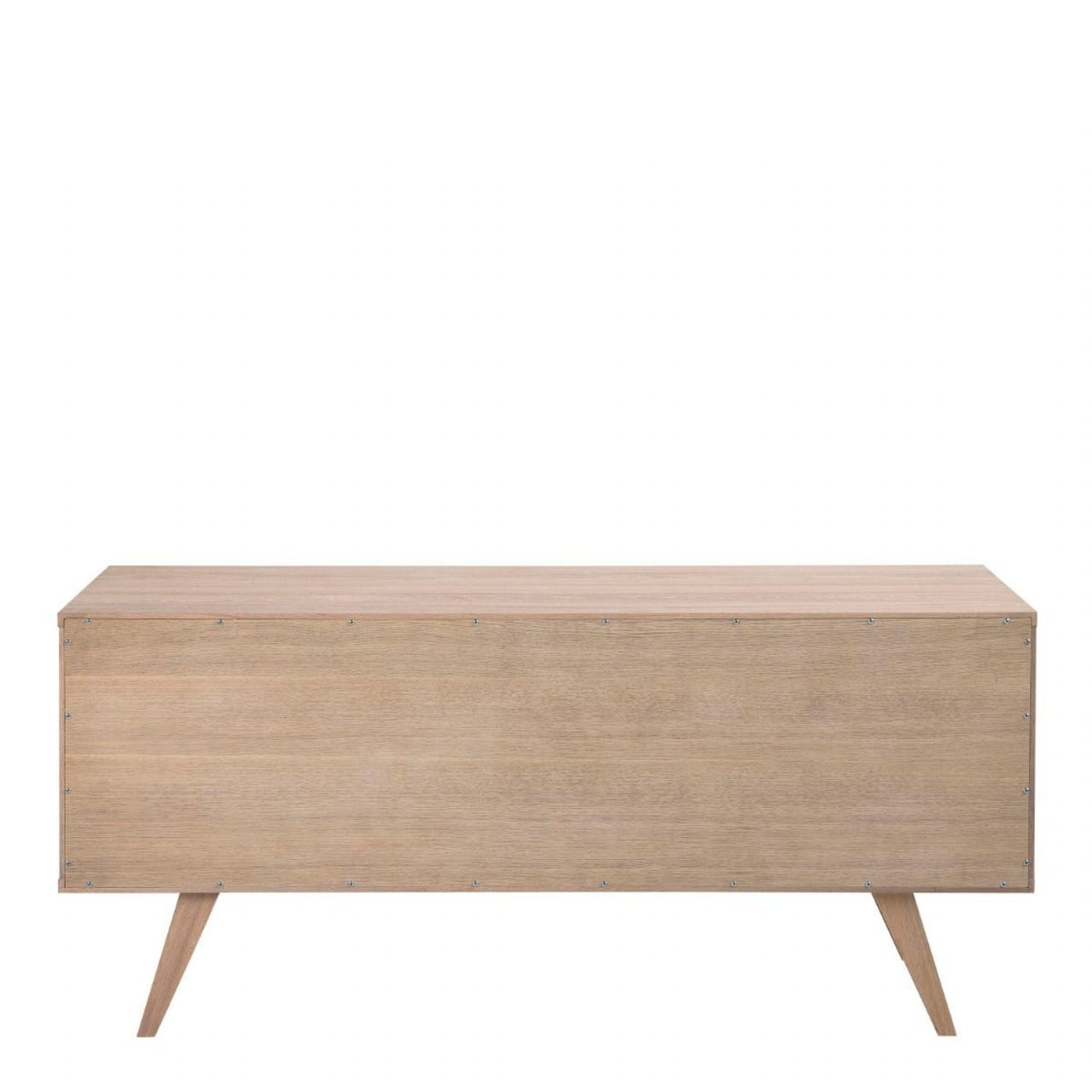 ALine Sideboard with 4 Drawers and Sliding Door in White Oak