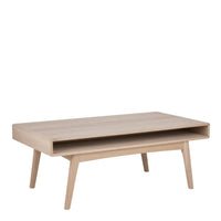 Thumbnail for Marte Coffee Table with Open Shelf in White Oak