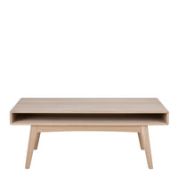 Thumbnail for Marte Coffee Table with Open Shelf in White Oak