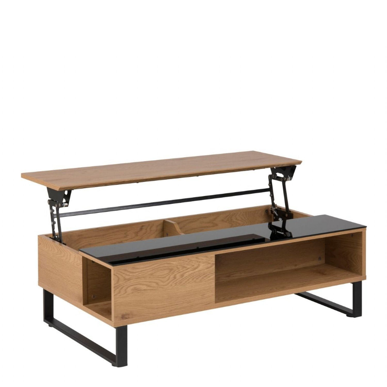 Azalea Coffee Table in Black And Oak