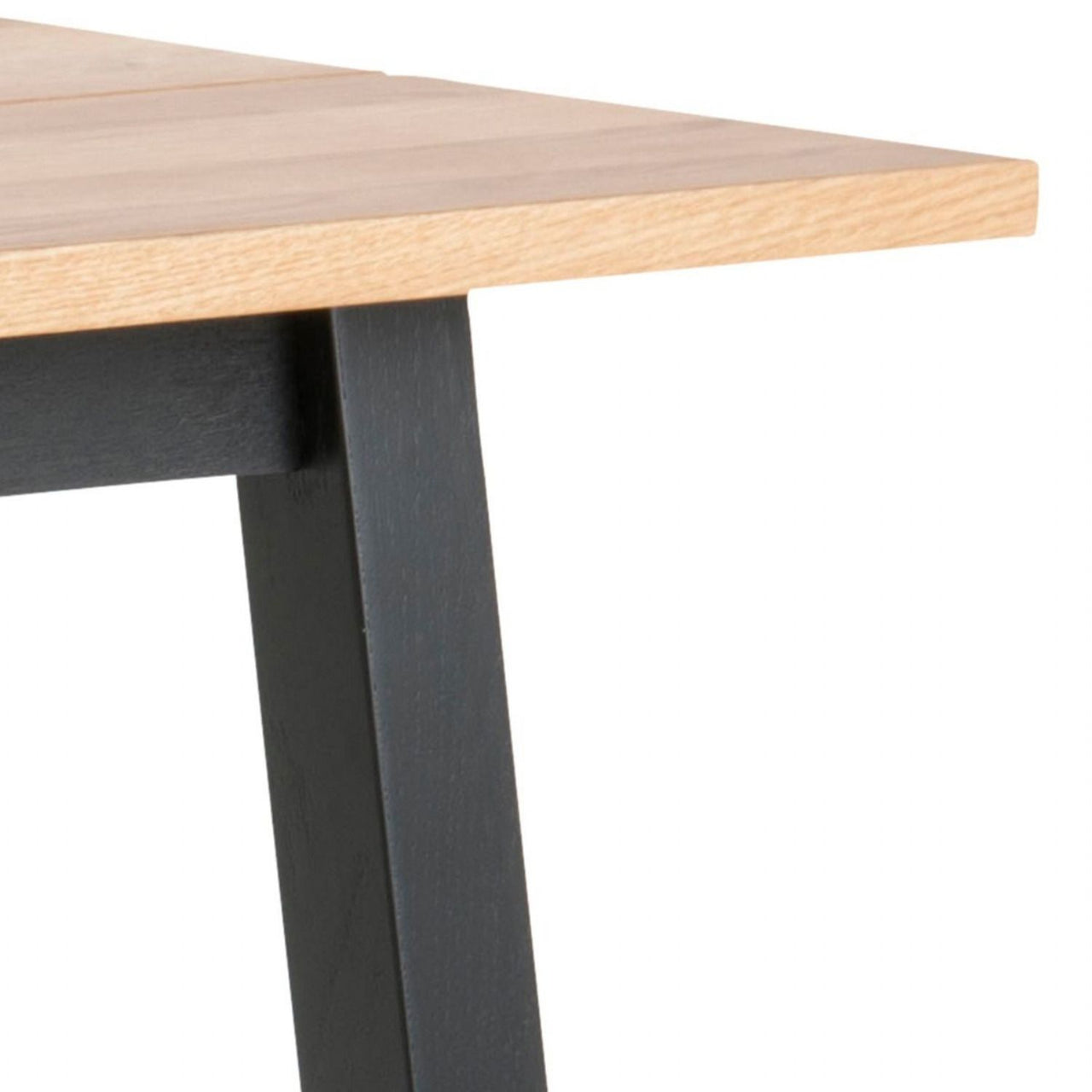 Chara Bar Table in Black And Oak