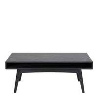 Thumbnail for Marte Coffee Table with Open Shelf in Black