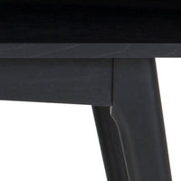 Thumbnail for Marte Coffee Table with Open Shelf in Black