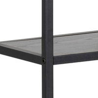 Thumbnail for Seaford Black Metal Wall Shelf with 3 Additional Black Shelves