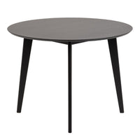 Thumbnail for Roxby Round Dining Table in Black 105x76cm