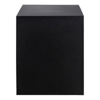 Thumbnail for Joliet 1 Drawer Wallmounted Bedside Table in Black & Bamboo