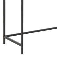 Thumbnail for Seaford Black Metal Console Table With Oak Top