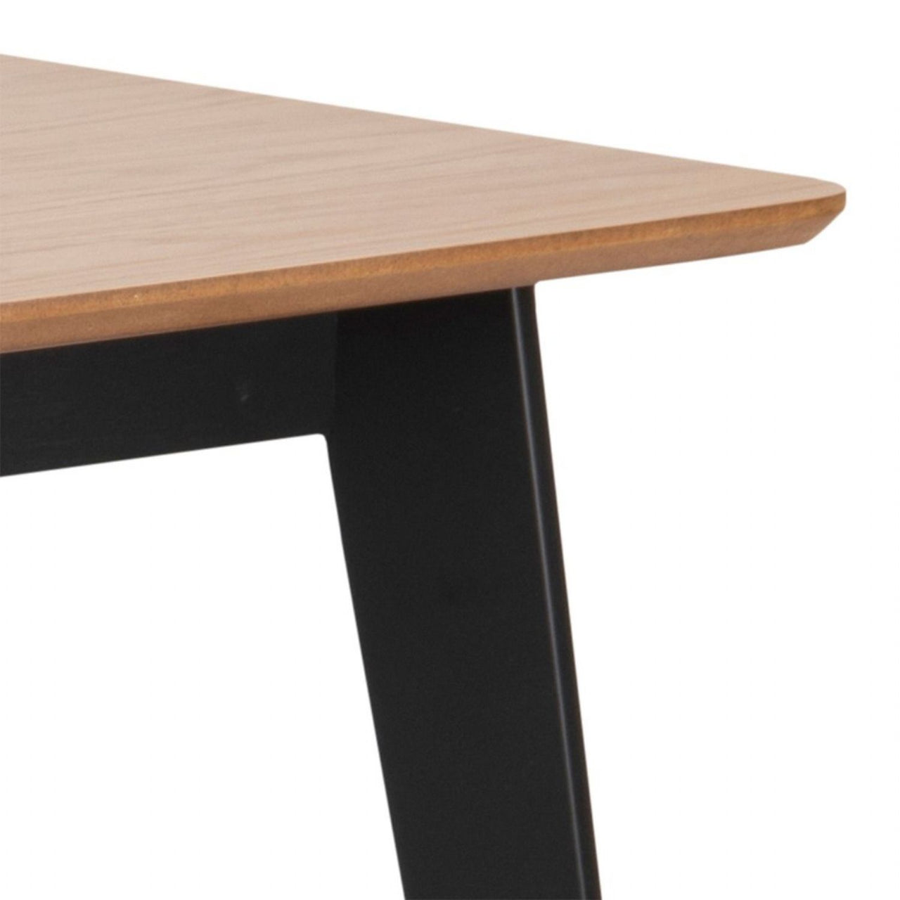 Roxby Dining Table in Oak And Black