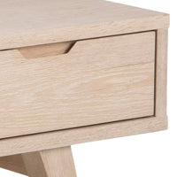 Thumbnail for ALine TV Unit with 2 Drawers in White Oak