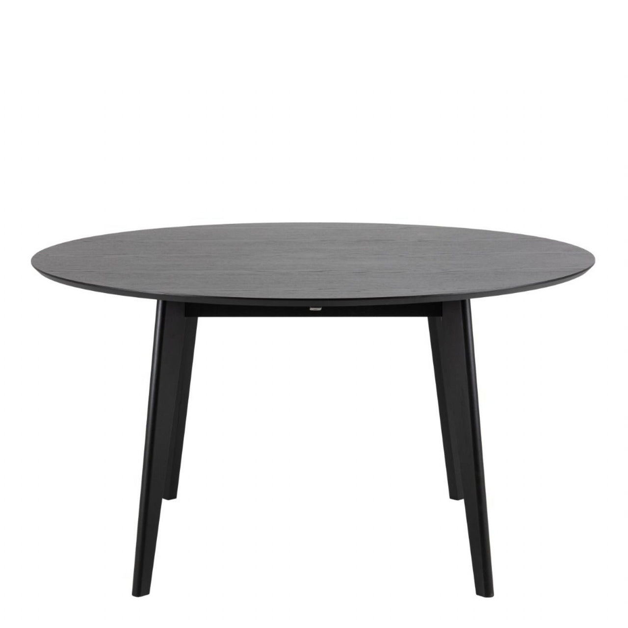 Roxby Round Dining Table in Black 140x76cm