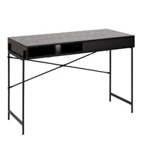 Thumbnail for Angus Office Desk with Sliding Door in Black