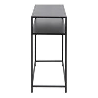 Thumbnail for Newcastle Console Table with Open Shelf in Matt Black