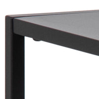 Thumbnail for Newcastle Console Table with Open Shelf in Matt Black