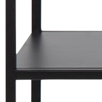 Thumbnail for Newcastle Console Table with Open Shelf in Matt Black