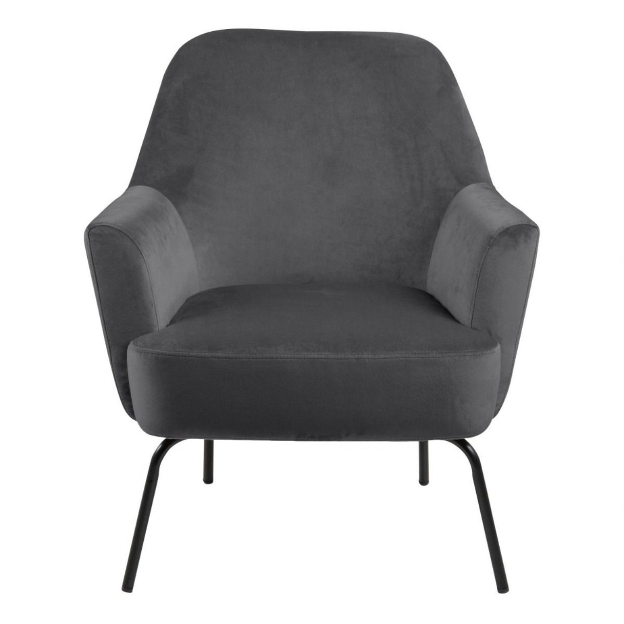 Melissa Lounge Chair in Dark Grey