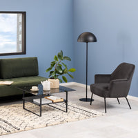 Thumbnail for Melissa Lounge Chair in Dark Grey