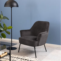 Thumbnail for Melissa Lounge Chair in Dark Grey