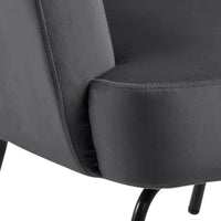 Thumbnail for Melissa Lounge Chair in Dark Grey