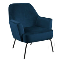 Thumbnail for Melissa Lounge Chair in Navy Blue