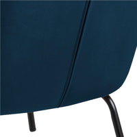 Thumbnail for Melissa Lounge Chair in Navy Blue