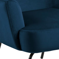 Thumbnail for Melissa Lounge Chair in Navy Blue