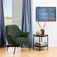 Thumbnail for Melissa Lounge Chair in Forest Green