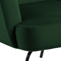 Thumbnail for Melissa Lounge Chair in Forest Green