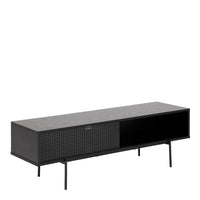 Thumbnail for Angus TV Unit with 1 Sliding Door in Black