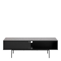 Thumbnail for Angus TV Unit with 1 Sliding Door in Black