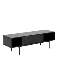 Thumbnail for Angus TV Unit with 1 Sliding Door in Black