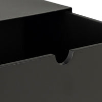 Thumbnail for Joliet 1 Drawer Wallmounted Bedside Table in Matt Black