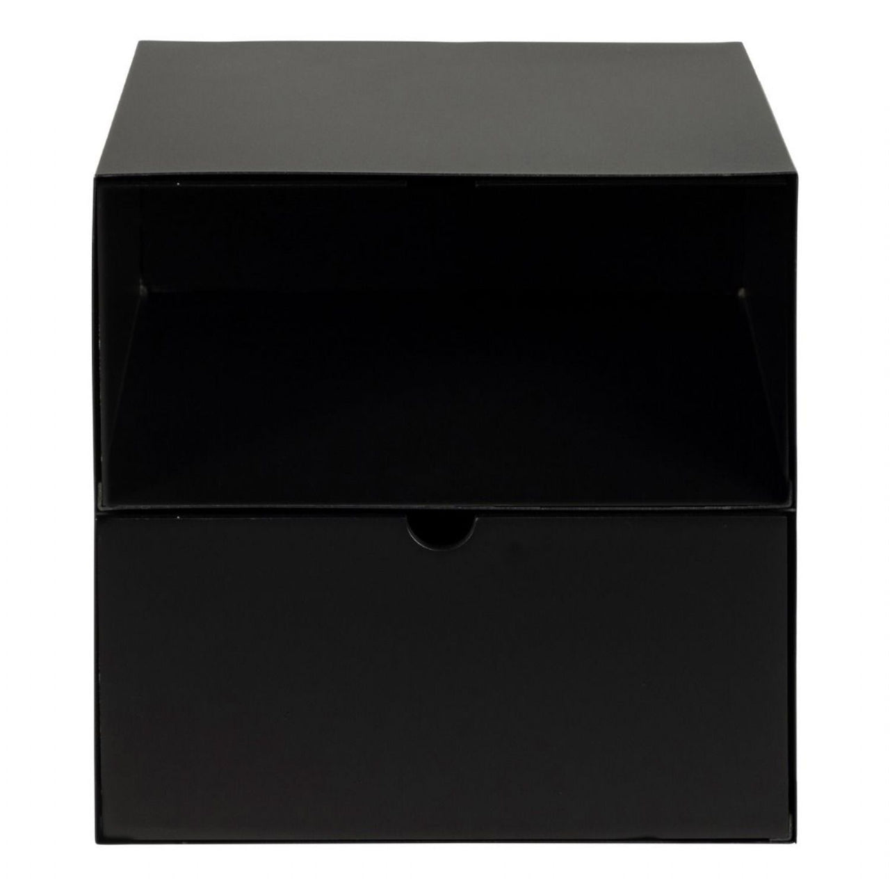 Joliet 1 Drawer Wallmounted Bedside Table in Matt Black