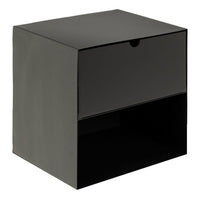 Thumbnail for Joliet 1 Drawer Wallmounted Bedside Table in Matt Black