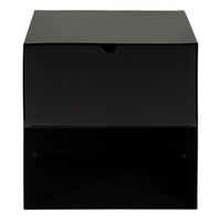 Thumbnail for Joliet 1 Drawer Wallmounted Bedside Table in Matt Black