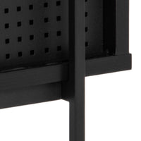 Thumbnail for Angus Small Bookcase with 2 Sliding Doors in Black