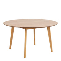 Thumbnail for Roxby Round Dining Table in Oak 140x76cm