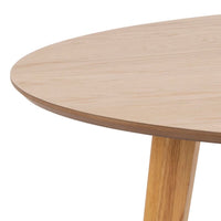 Thumbnail for Roxby Round Dining Table in Oak 140x76cm