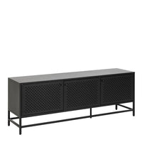 Thumbnail for Newcastle 3 Door Sideboard in Matt Black