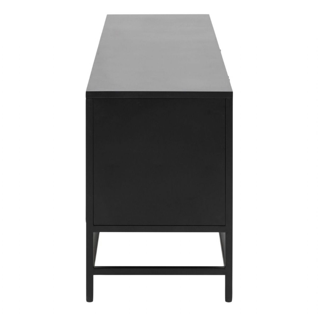 Newcastle 3 Door Sideboard in Matt Black