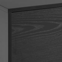 Thumbnail for Seaford 2 Door 1 Drawer TV Unit in Ash Black