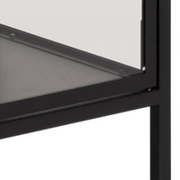 Thumbnail for Newcastle Low 2 Door Display Cabinet in Matt Black