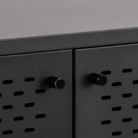 Thumbnail for Newcastle 3 Door Raised Sideboard in Matt Black