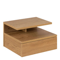 Thumbnail for Ashlan Bedside Table with 1 Drawer in Oak